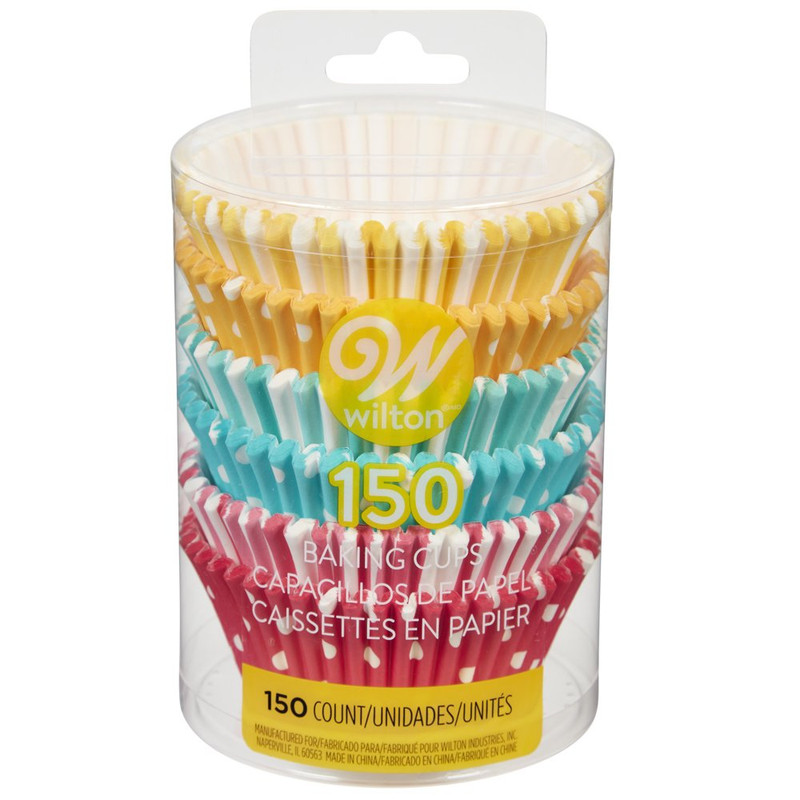 Dots and Stripes Cupcake Liners, 150-Count gallery