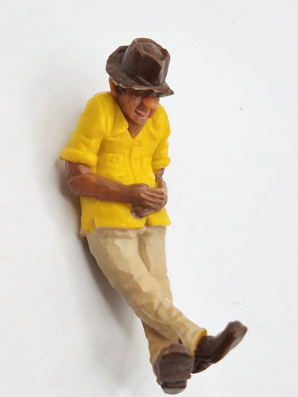 Wilton Cake Decoration- napping Old Man- Retirement Vtg 1979 gallery