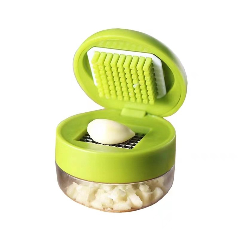 HXLIANG Garlic Press Dicer Wheel, Plastic Masher, Simple Household...