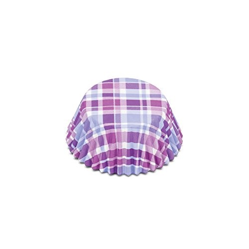 Fox Run 8041 50 Count Madras Bake Cup Set Standard Purple