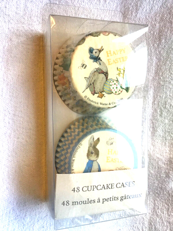 MERI MERI Peter Rabbit Beatrix Potter Set Of 48 Cupcake Holders CASES NIP