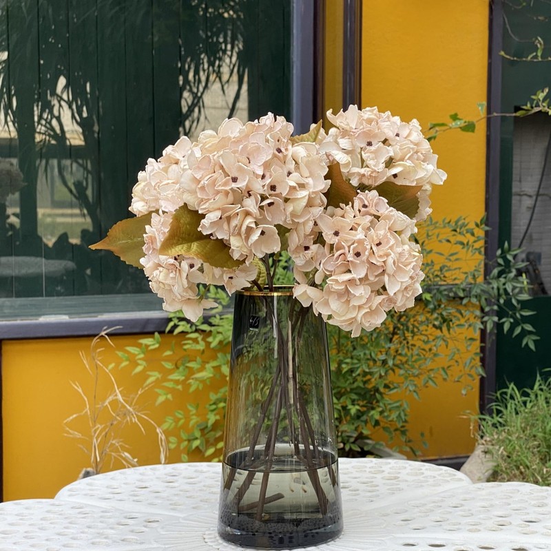 Topia Silk Fall Flowers Artificial Silk Dried Hydrangea Artificial Fall Flowers gallery