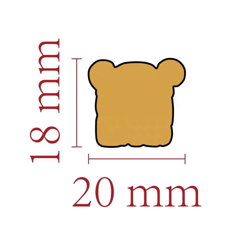Bear Dog Shaped Cookie Cutters Plastics Small Cat Baking Molds Mini Dog DIY Cake gallery