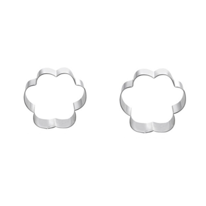 4pcs Dog Paw Cookie Stainless Steel DIY Cake Moulds Baking Tool cake mold