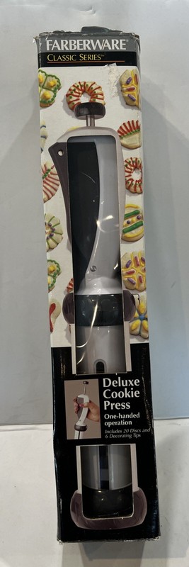 Faberware Cookie Press 27 Piece Set Complete W/ Box gallery