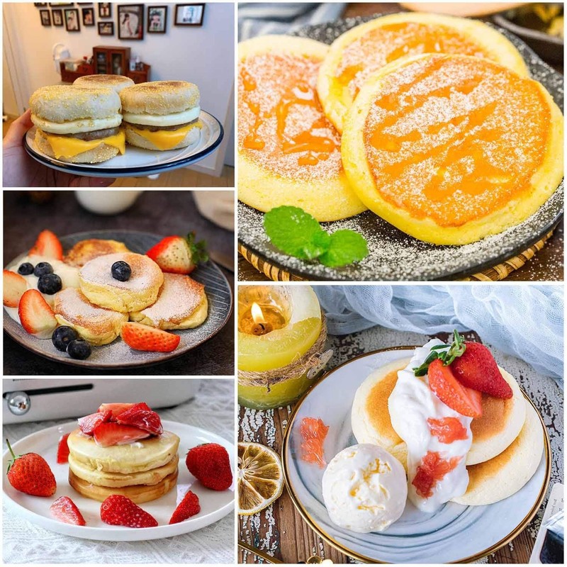 4 Inch English Muffin Rings Stainless Steel Crumpet Rings Tart Rings Baking gallery