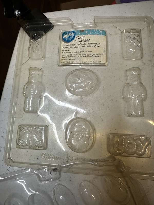 Vintage Wilton & Life of the Party Candy Lollipop Molds Lot of 8 Holiday gallery