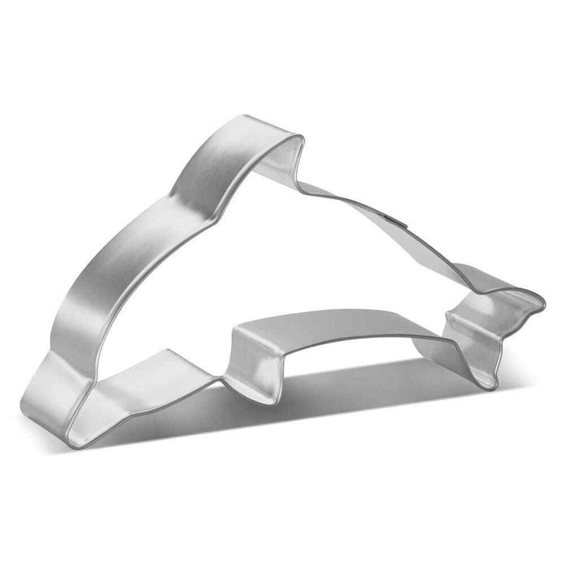 Dolphin 4.5” Cookie Cutter Metal Nautical Ocean Sea Zoo Animal Birthday Party