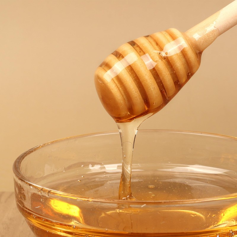 6 Pack 6 Inch Wooden Honey Spoon Mixing Stirrer Honey Dipper Sticks Party Favors gallery