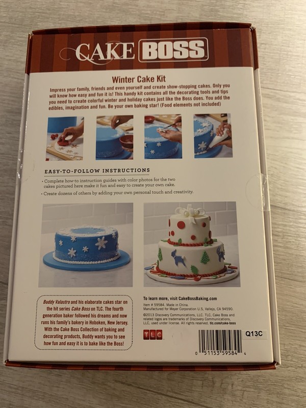Cake Boss 25 Pc Winter / Holiday Cake Decorating Kit. New gallery