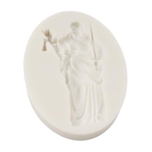 Ancient Greek Mythology Goddess Silicone Fondant Mold for Cake Style D gallery