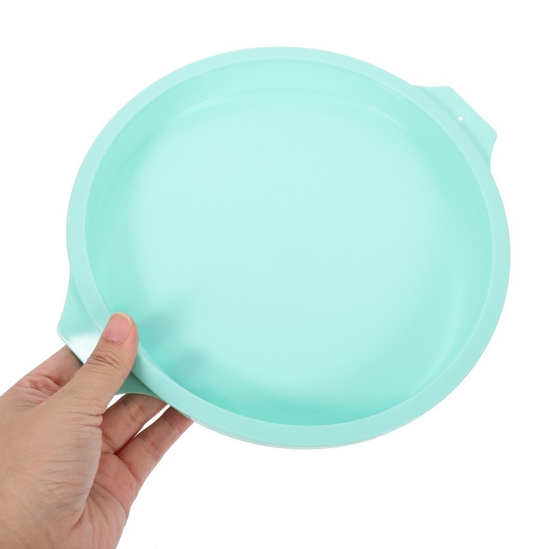 Round Silicone Cake Pan Cake Mold Bakeware for Pizza Chocolate (Green) bakeware gallery