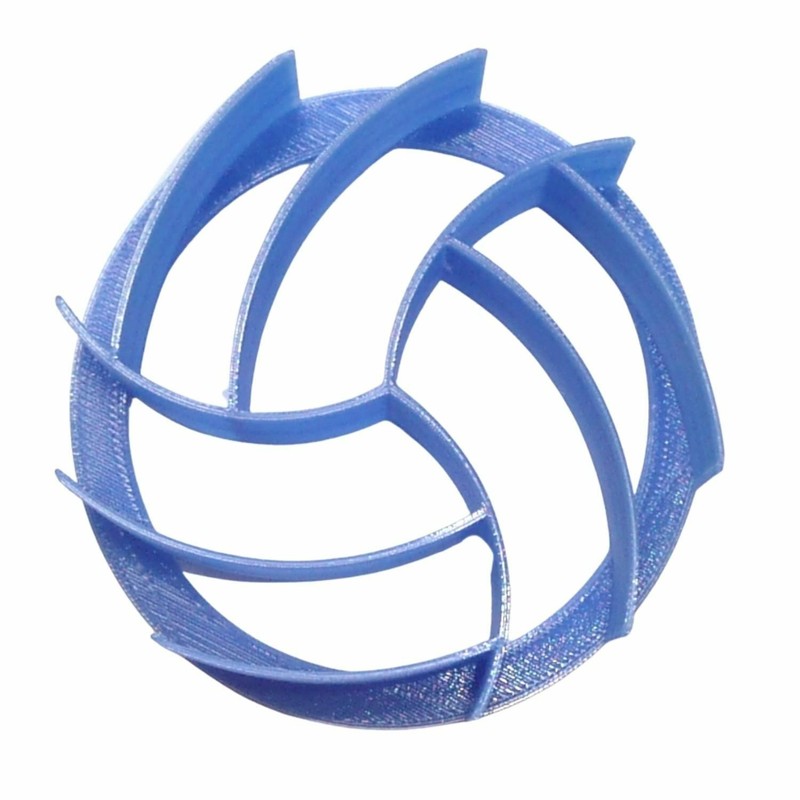 VOLLEYBALL DESIGN PATTERN CONCHA CUTTER MEXICAN SWEET BREAD STAMP USA PR4616