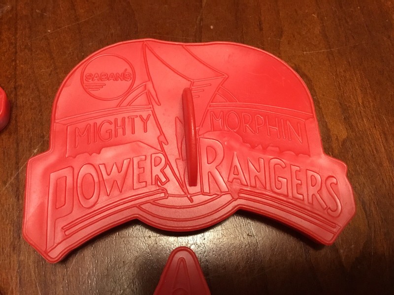 Lot Of 4 Wilton Power Ranger Cookie Cutters Plastic approx 3” Birthday Party gallery