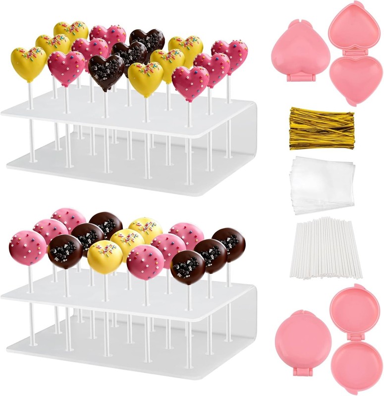 304 Pcs Cake-Making Kits Cake Pop Mold 2 Pcs Spherical & Shaped Molds 2 Pcs