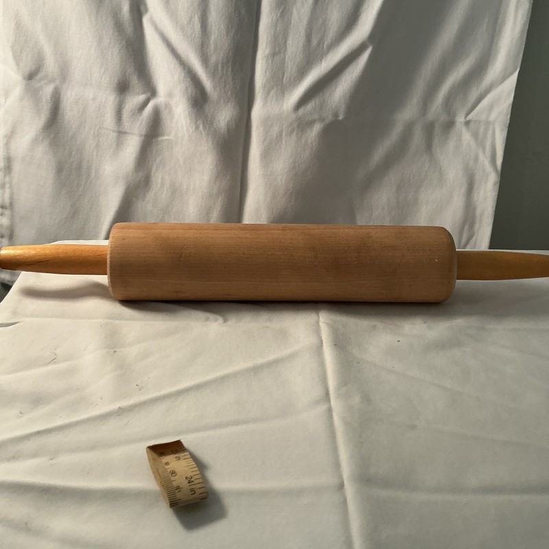 Wood Plain Rolling Pin with Handles