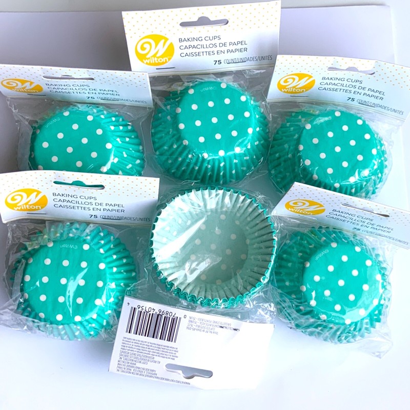 Lot of (6) Packages NIB Wilton Cupcake Liners; Paper; 75/package gallery