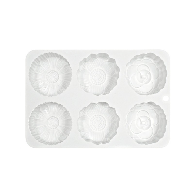 Candy Moulds Flower Shape Silicone Material for Kitchen Cake Fondant Chocolate