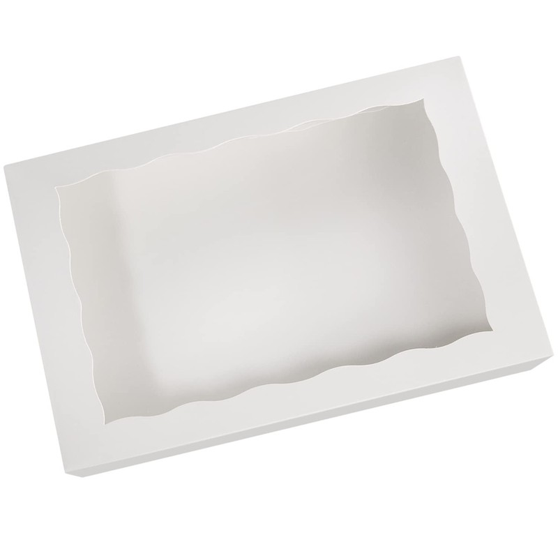 15-Pack White Bakery Box12x8x2.5inch Large Pastry Cookie for Donuts Muffins gallery