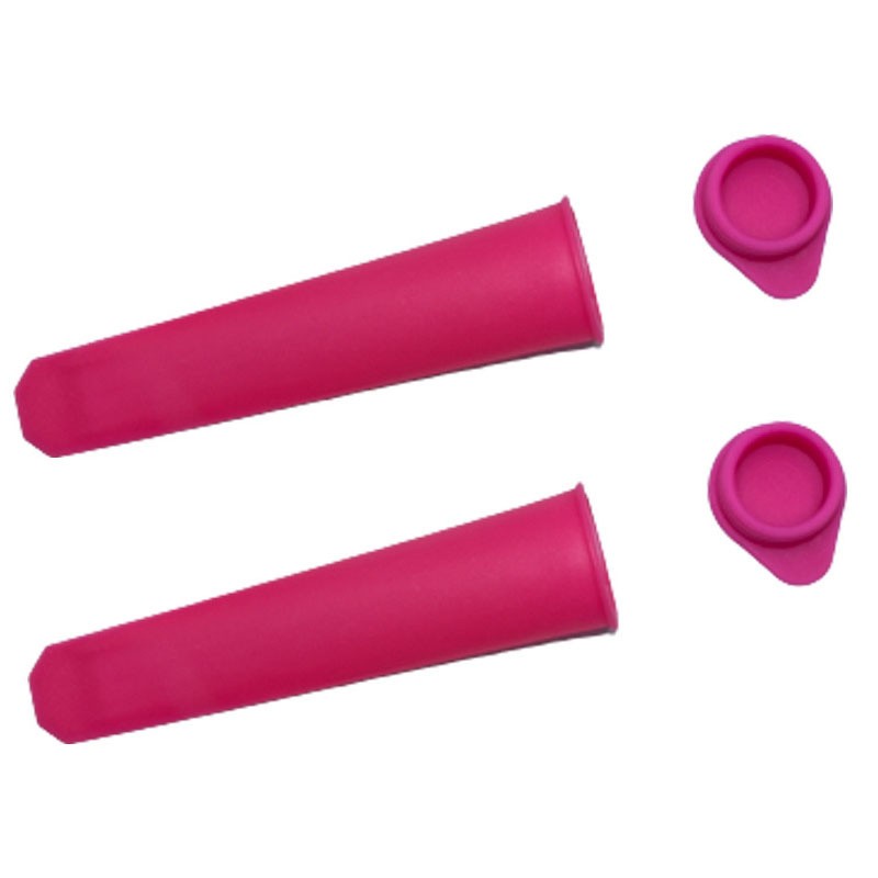 Silicone Handheld Popsicle Molds DIY Set Reusable Ice Cream Molds With Lids