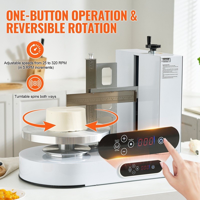 Advanced Cake Icing System 6-14 Inch Fit One Button Operation gallery