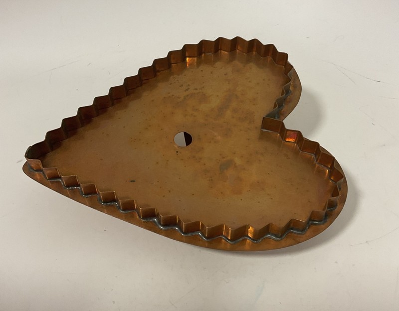 Martha Stewart Living Copper BIG HEART Cookie Cutter w/ Handle 8” H gallery