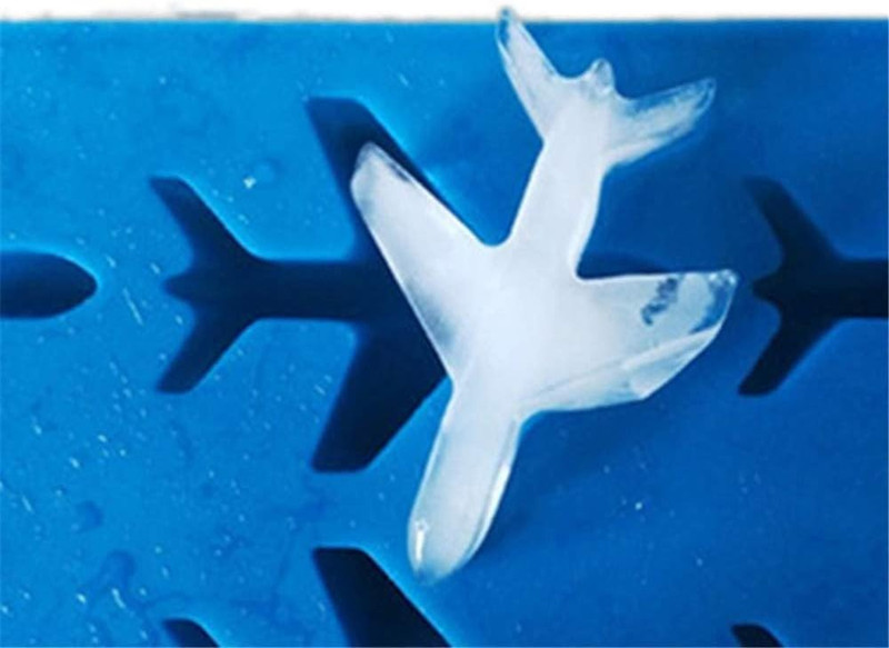 3D Airplane Ice Cube Trays, Plane Aircraft Silicone Chocolate Candy Mold Fondant gallery