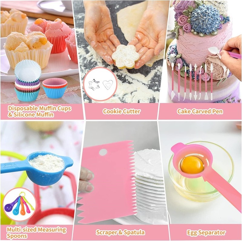 Boquillas De Reposteria Rusas Para Decorar Pasteles Boquilla 358 Pcs Set Manga gallery