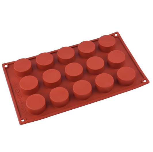 15 Grids Round Silicone Chocolate Mold For Baking Craft Cake DIY Making Mould gallery