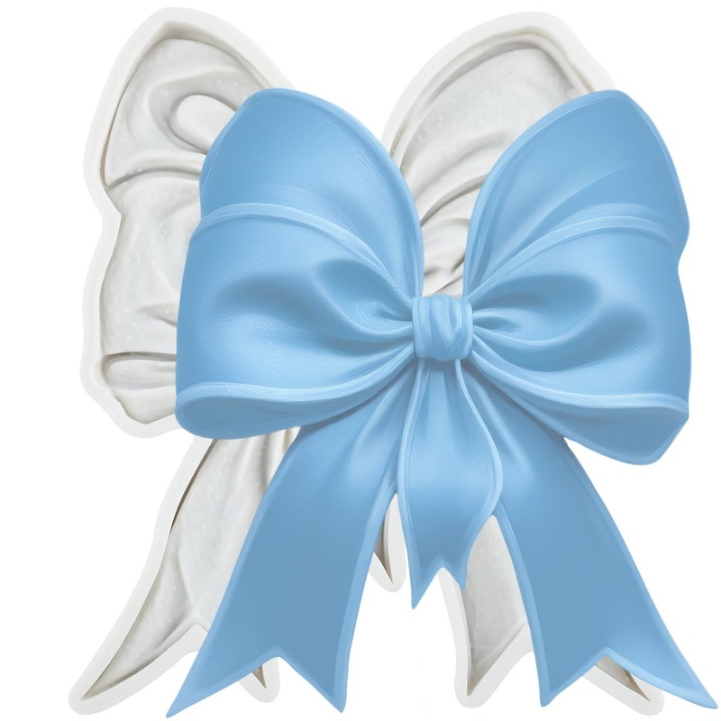 Bow Polymer Clay Mold Bowtie Clay Molds Bowknot Silicone Mold for DIY Crafts .