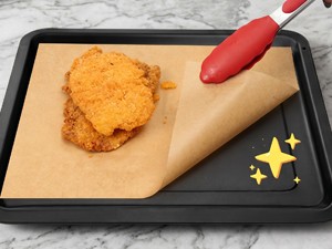 12-Inch 200PCS Disposable Air Fryer Paper Liners for Air Fryer gallery