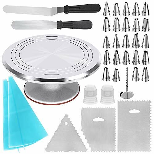 HOT Soporte,Para Pasteles, Plato Giratorio De Aluminio Giratorio Para Pastel