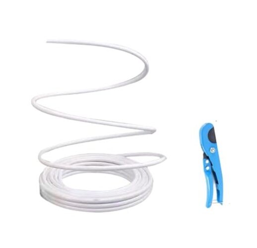 32ft Long 20mm Diameter White Flexible Pipe White (32ft+1PCS Tubing Scissor) gallery