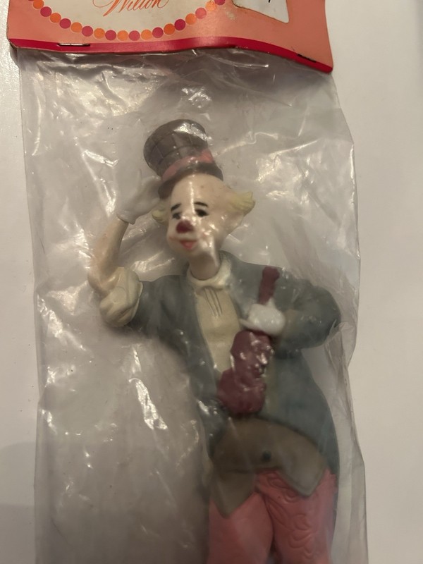 Vintage Sugar Plum Party Favors Cake Topper Clown Retro gallery