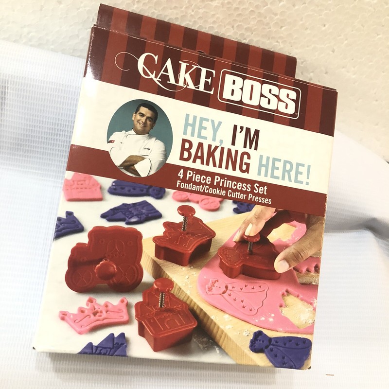 CAKE BOSS PRINCESS Fondant CUTTERS (4pcs) Set￼ Sealed New US Seller gallery