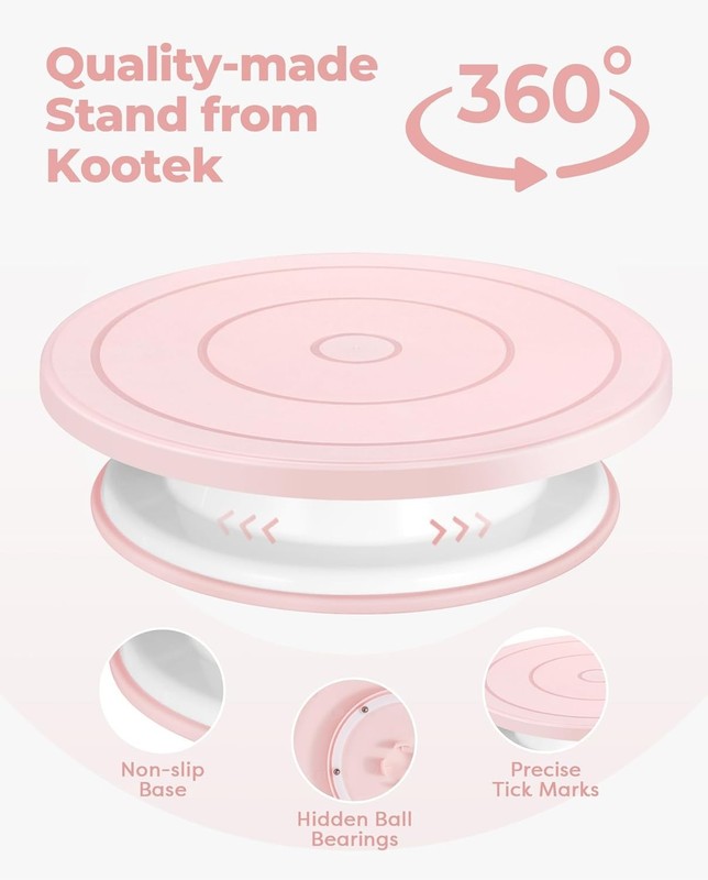158PCs Cake Decorating Kit, Baking Supplies Tools - Includes Cake Stand Turnt... gallery