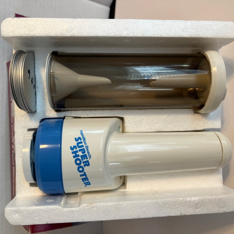 Hamilton Beach Super Shooter Cordless Cookie Press Food Decorator Open Box gallery