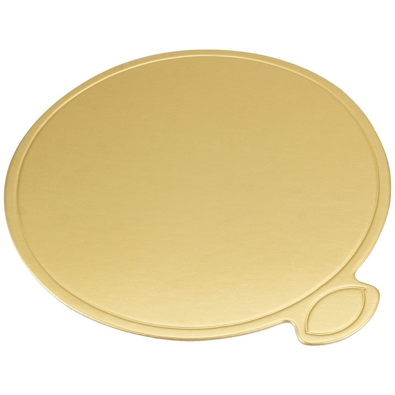 500 Pack Mini Cake Board Grease-Proof, 3.5 Inch Round Golden Cardboard Mousse... gallery