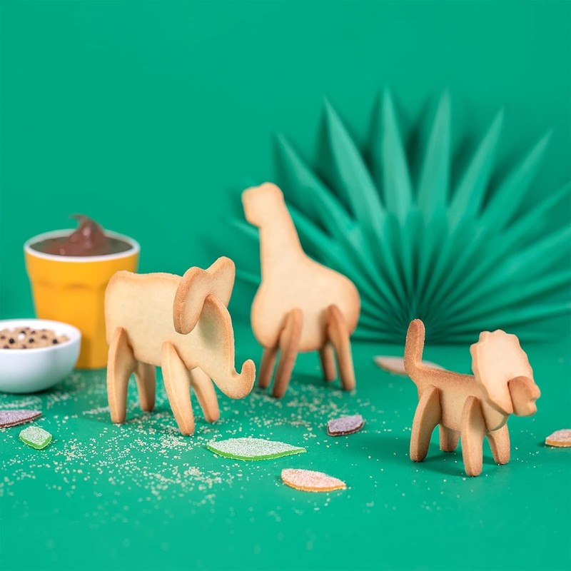 Chefclub Kids 3D Cookie Cutters - Stainless Steel, Dishwasher Safe gallery