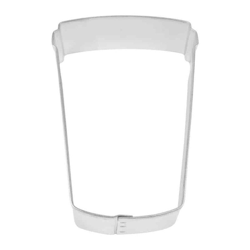 4" Travel Cup Cookie Cutter Coffee Latte To Go Drink Tumbler Mug Tin Steel gallery