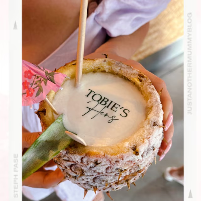 Wedding Bridal Bachelorette Hens Edible Cocktail Drink Toppers gallery