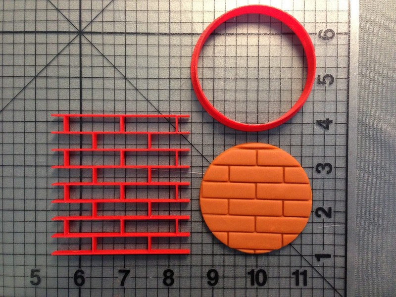 Brick Imprint Cookie Cutter Set