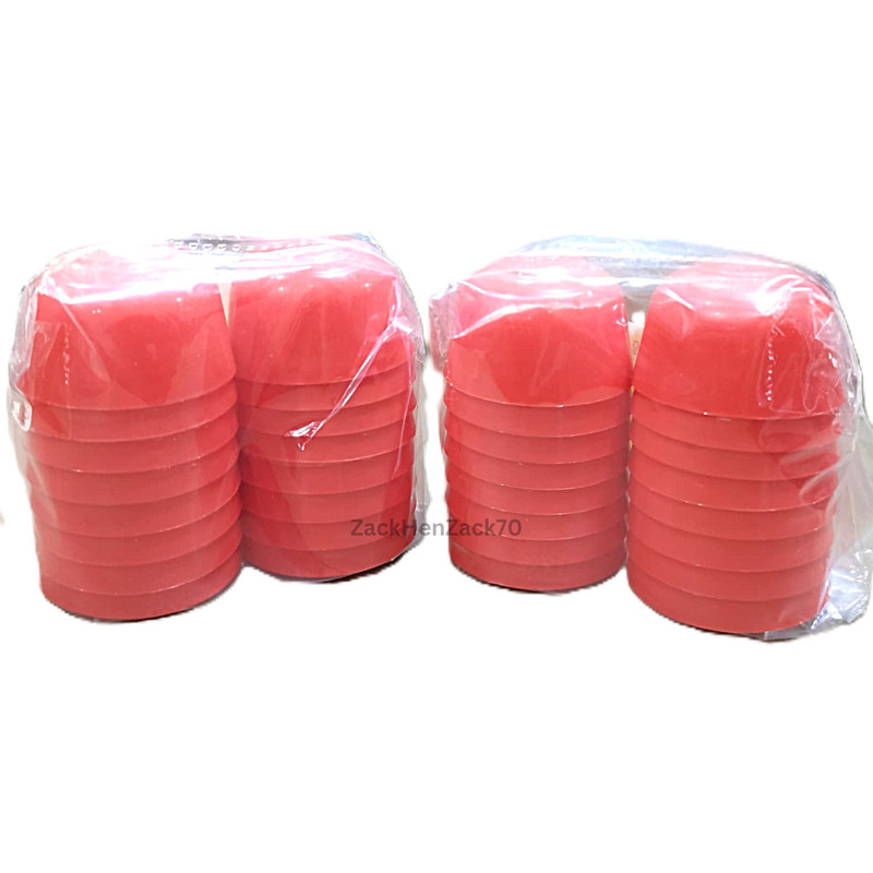 Puto Mold Talam Pichi Kutsinta Lompang Red Color 32 pieces 4.5cm Cups Small Size gallery