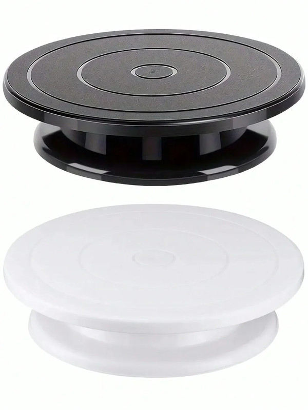 Rotating Cake Turntable, Anti-Skid Base for Carving, Pottery, Painting, Cake Dec gallery