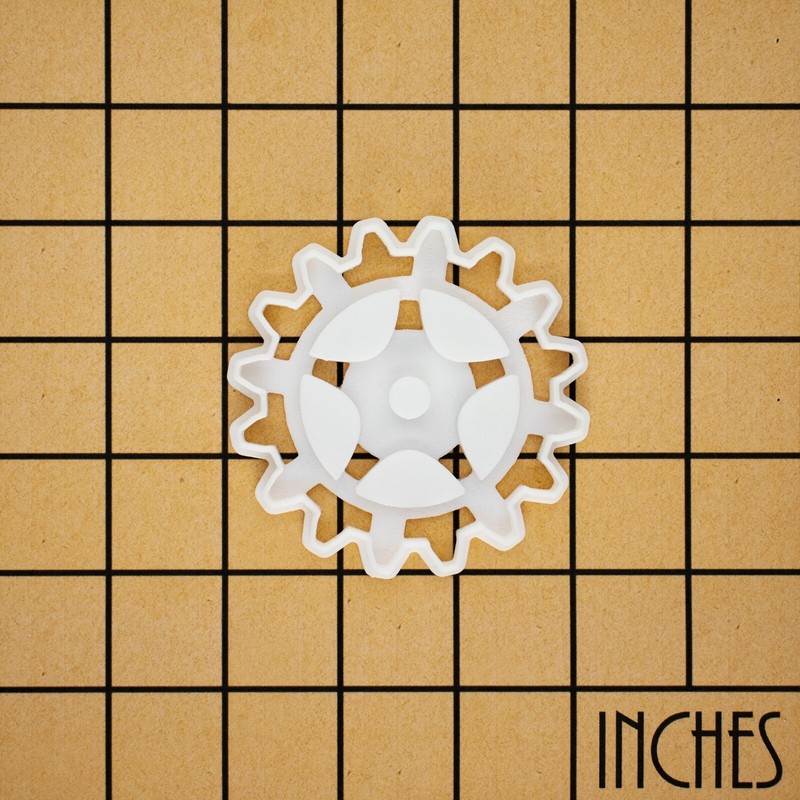 Steampunk Gear Cookie Cutter - cogwheel vintage machinery engineer mechanics cog gallery