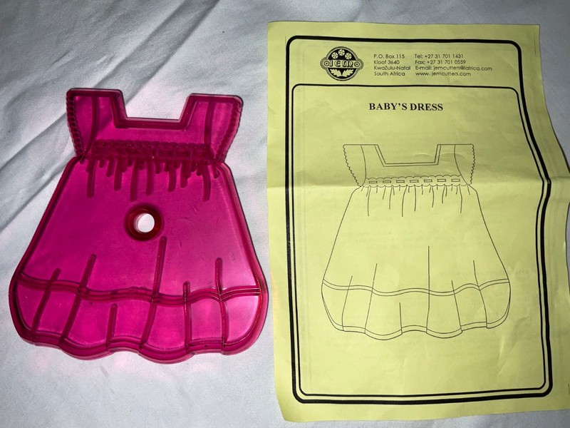 Jemo Fondant Baby Doll Dress Cutter Gum Paste Decoration Tool Cake Decorate Cook