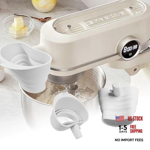 Kitchen Aid Mixer Flour Funnel – Durable Anti-Splash Mixer