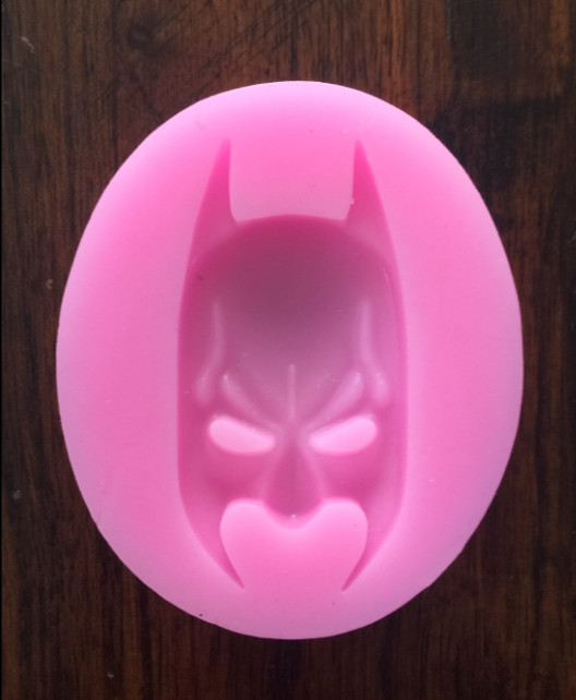 Batman Face Mask Silicone Mold for Gum Paste, Fondant, Chocolate, Crafts