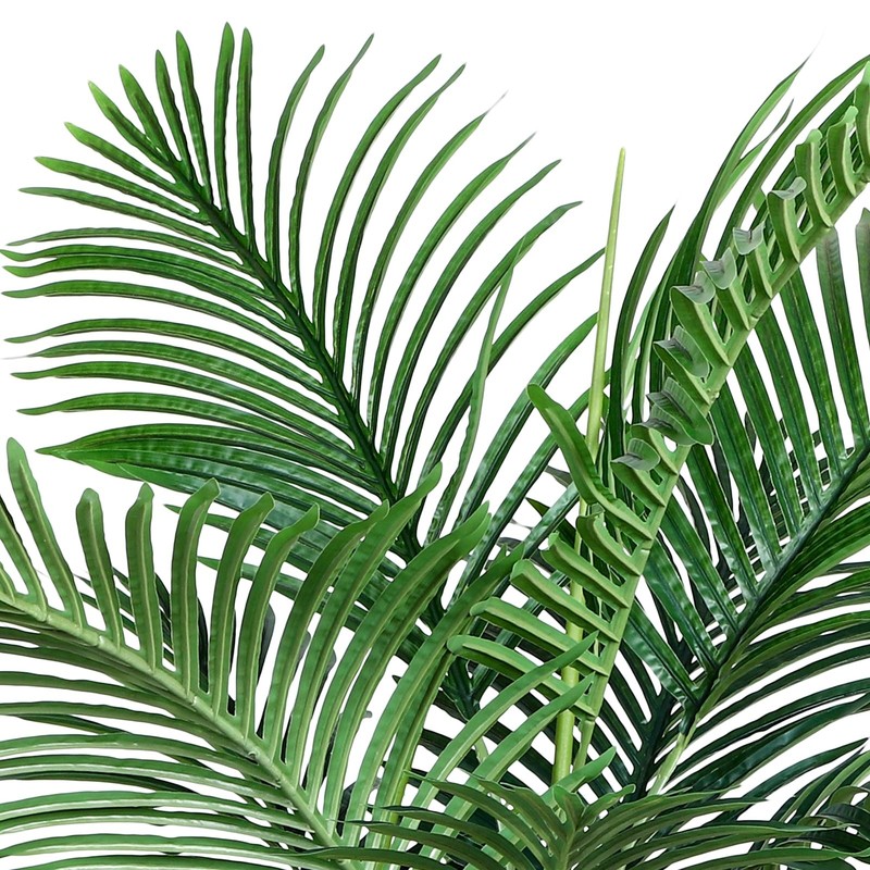 Jocoevol Fake Palm Tree 5Ft Artificial Palm Tree Tall Tropical Tree Adjustable gallery