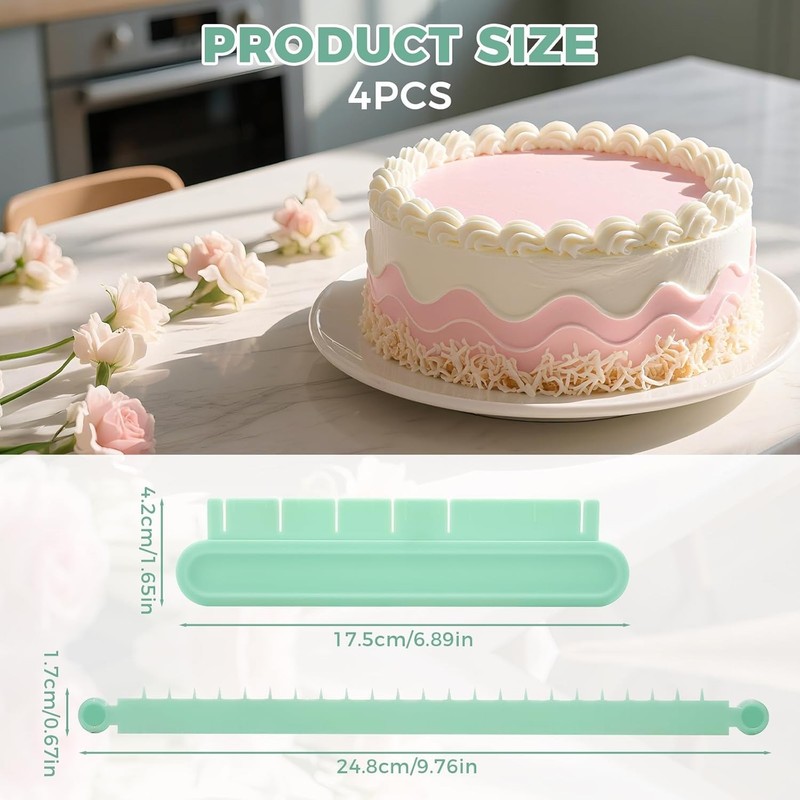 Lightweight Cake Arc Ruler Set for Impeccable Decor - Perfect for All Occasions gallery